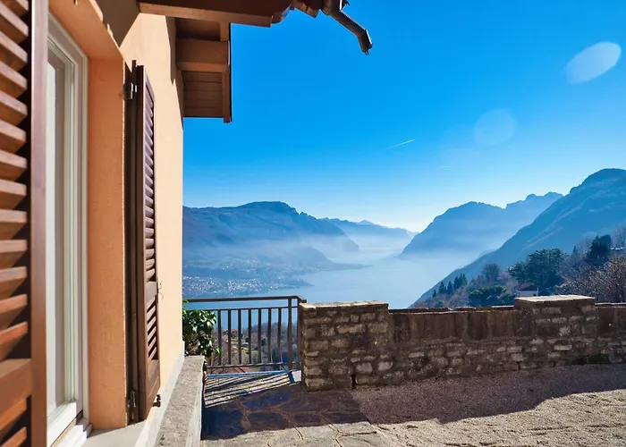 Panoramic Lakeview House Bellagio Tatil Evi